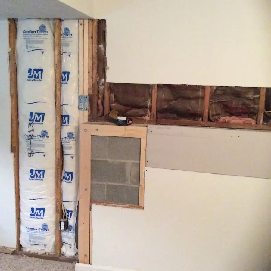 Wall insulation replacement during Odor Removal & Deodorization in Riviera Beach